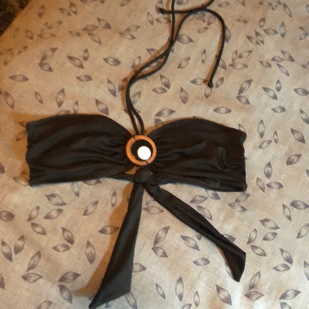 Victorias Secret bandeau-style tie back bikini top